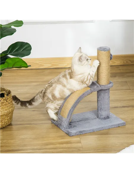 PawHut Cat Tree for Indoor Cats Climbing Activity Center Kitten Tower Furniture with Jute Post Scratching Massage Board Hanging 