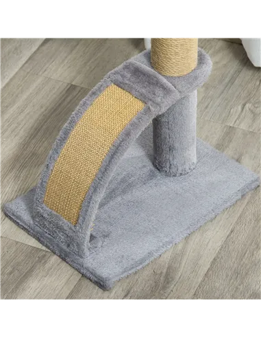 PawHut Cat Tree for Indoor Cats Climbing Activity Center Kitten Tower Furniture with Jute Post Scratching Massage Board Hanging 