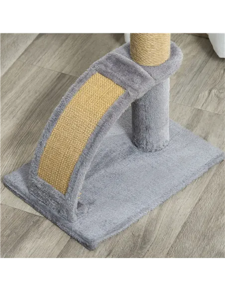 PawHut Cat Tree for Indoor Cats Climbing Activity Center Kitten Tower Furniture with Jute Post Scratching Massage Board Hanging 