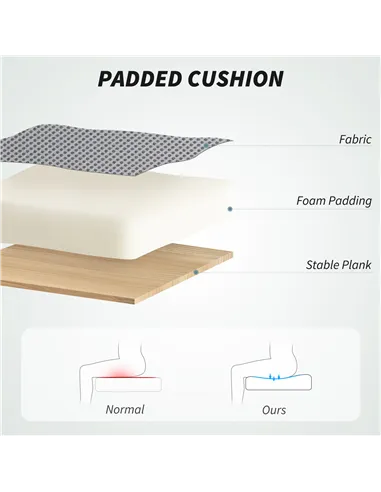 HOMCOM Draughtsman Chair, Mesh Drafting Chair, Ergonomic Office Chair with Lumbar Support, Adjustable Foot Ring, Grey