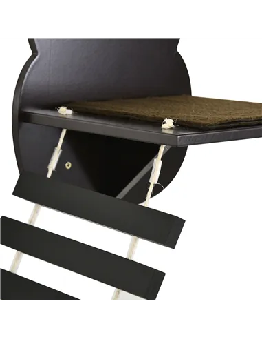 PawHut 5 Piece Cat Wall Shelves, Wall-Mounted Cat Tree for Indoor Use - Brown