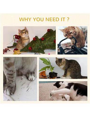 PawHut Cat Tree Tower with Scratching Posts, Pad, Bed, Toy Ball-Dark Grey