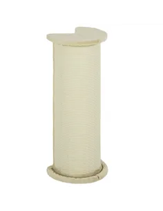 PawHut 85cm Tall Cat Scratching Post, with Sisal Rope, Soft Plush, Anti Tip - Beige