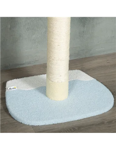 PawHut 260cm Adjustable Floor-To-Ceiling Cat Tree w/ Anti-Tipping Kit, Toy Ball