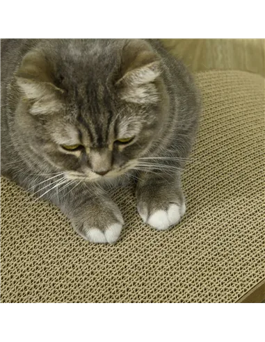 PawHut Four-Piece Cat Scratching Board, Cat Treadmill Replacement, 55 x 26cm - Brown