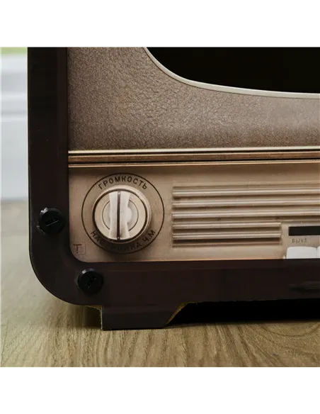 PawHut 2 in 1 TV Shape Cat Scratching Board House with Catnip, for Indoor Cats, Brown