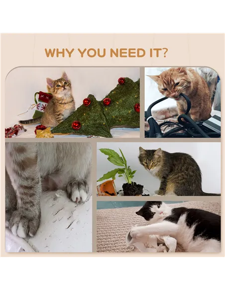 PawHut 4PCs Wall-Mounted Cat Shelves w/ Scratching Post, Hammock, Nest - Dark Grey