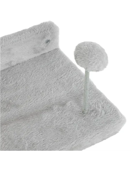 PawHut 4-Piece Cat Wall Shelves with Steps, Ladder, Jumping Platforms, Light Grey