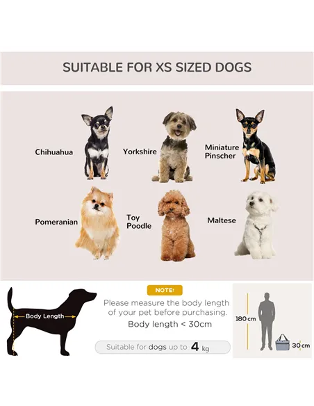PawHut Pet Carrier Folding Bag Car Seat Cat Dog Puppy Kennel Portable Travel Cage Tote Case Mesh Holder House Grey