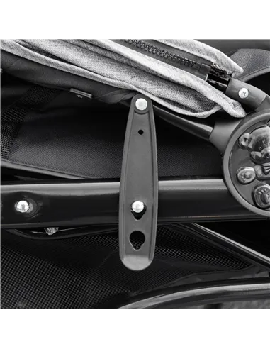 PawHut Dog Pram Dog Stroller Pet Stroller, 3 Wheels Dog Pushchair with Brake, for Small Miniature Dogs, Cats, Red