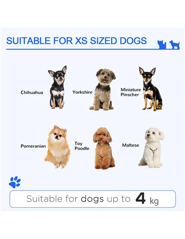 PawHut Pet Travel Backpack Bag Cat Puppy Dog Carrier w/ Trolley and Telescopic Handle Portable Stroller Wheel Luggage Bag (Grey)