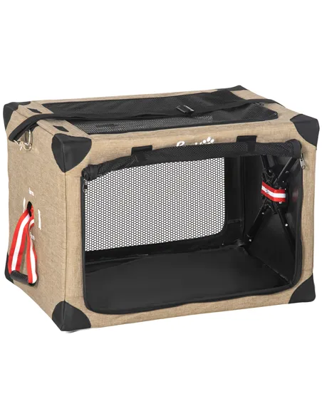 PawHut Foldable Pet Carrier, with Cushion, for Small Dogs and Cats