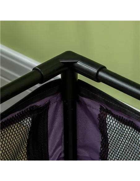 PawHut 48.5cm Pet Carrier, with Cushion, for Miniature Dogs - Purple