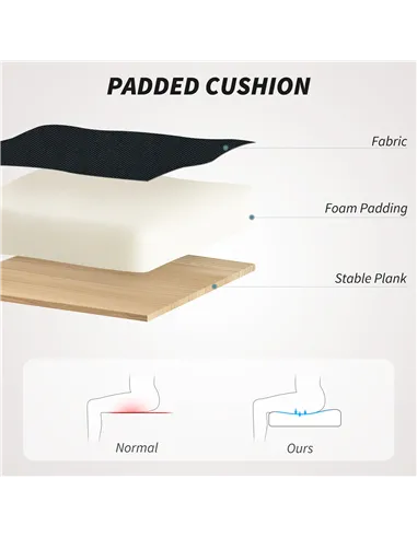 HOMCOM Breathable Mesh Office Chair, Ergonomic Swivel Computer Chair with Flip-up Armrests, Lumbar Back Support for Home/Office,