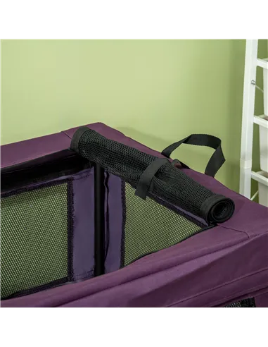 PawHut 80cm Pet Carrier, with Cushion, for Small and Medium Dogs - Purple