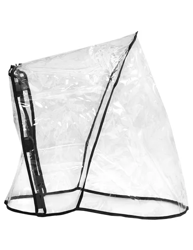 PawHut Dog Stroller Rain Cover, Cover for Dog Pram Stroller Buggy w/ Rear Side Entry