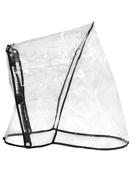 PawHut Dog Stroller Rain Cover, Cover for Dog Pram Stroller Buggy w/ Rear Side Entry