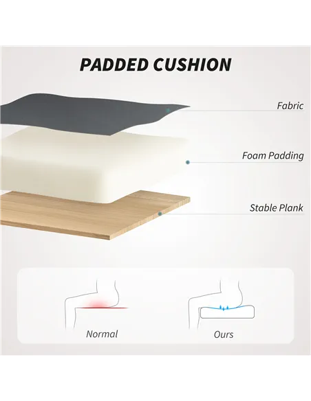 HOMCOM Breathable Mesh Office Chair, Ergonomic Swivel Computer Chair with Flip-up Armrests, Lumbar Back Support for Home/Office,