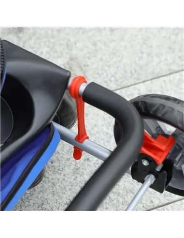 PawHut Dog Stroller with Rain Cover for Small Miniature Dogs, Folding Pet Pram with Cup Holder, Storage Basket, Reflective Strip