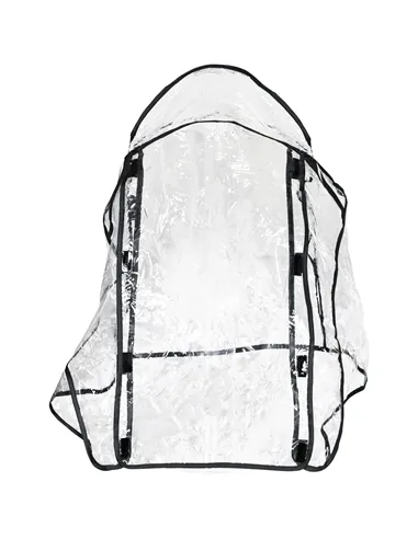 PawHut Rain Cover for Dog Pram Stroller, with Front and Rear Entry