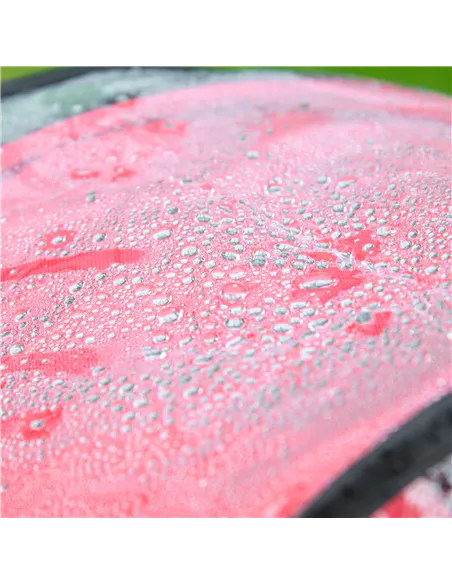 PawHut Rain Cover for Dog Pram Stroller, with Front and Rear Entry