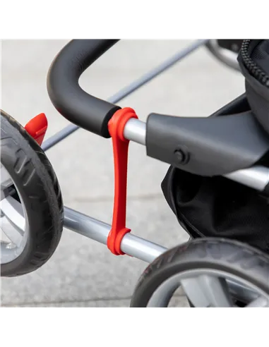 PawHut Pet Travel Stroller with Rain Cover, 4 Wheels Foldable Travel Carriage with Wheels Zipper Entry Cup Holder Storage Basket