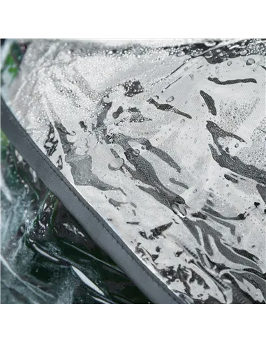 PawHut Detachable Pet Stroller with Rain Cover, 3 In 1 Cat Dog Pushchair, Foldable Carrying Bag w/ Universal Wheels, Brake, Cano