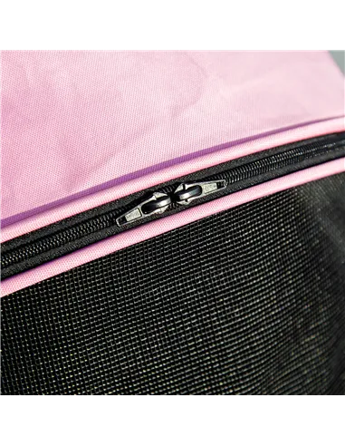 PawHut Detachable Pet Stroller with Rain Cover, 3 In 1 Cat Dog Pushchair, Foldable Carrying Bag w/ Universal Wheels, Brake, Cano