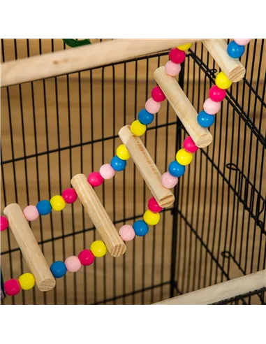 PawHut Bird Cage for Budgies, Finches, Canaries w/ Accessories, Toys, Tray