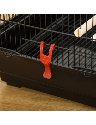 PawHut Bird Cage for Budgies, Finches, Canaries w/ Accessories, Toys, Tray