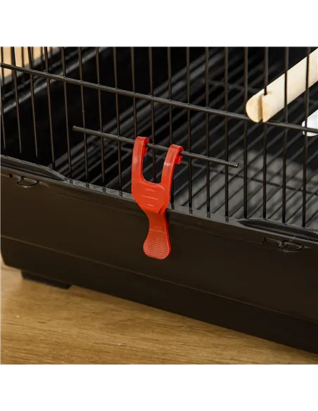 PawHut Bird Cage for Budgies, Finches, Canaries w/ Accessories, Toys, Tray