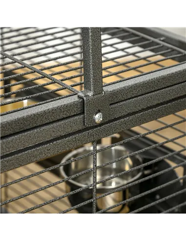 PawHut Parrot Cage, Travel Carry Pet Bird Cage, with Metal Handle
