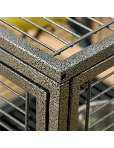 PawHut Parrot Cage, Travel Carry Pet Bird Cage, with Metal Handle