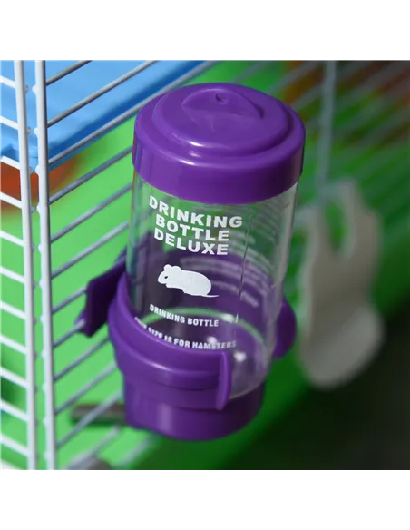 PawHut 5 Tier Hamster Cage Carrier Habitat w/ Exercise Wheels, Tunnel, Green