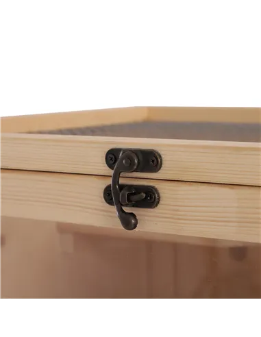 PawHut Wooden Large Hamster Cage, Gerbil Cage 4 Layers with Tall Bottom & Storage Shelf