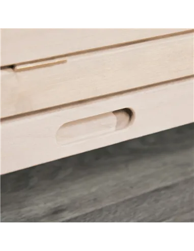 PawHut Wooden Hamster Cage, Mice Rodent Small Animals Kit Hutch, 3 Tiers Exercise Play House, with Wheels, Bottom Tray, 99 x 50 