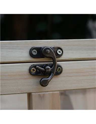 PawHut Small Animals Guinea Pigs Hutches Fir Wood Indoor Hutch