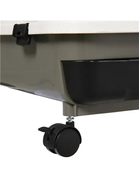 PawHut Small Animal Guinea Pigs Hutches Steel Wire Rabbit Cage Pet Play House  W/ Waste Tray Black