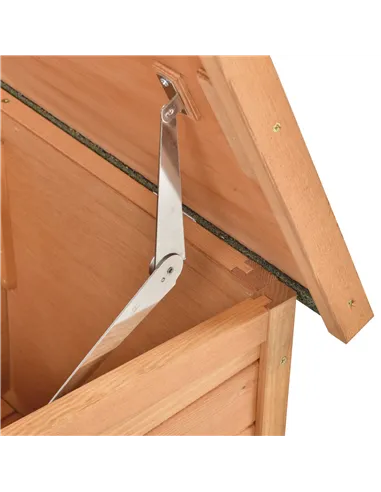 PawHut Guinea Pigs Hutches Off-ground Small Animal Guinea Pig House 125.5 x 100 x 49cm