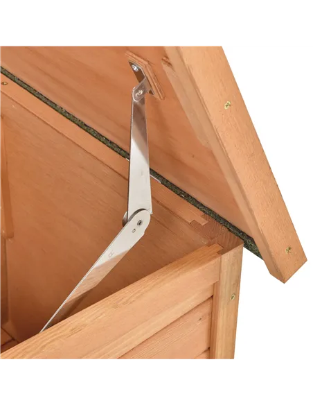 PawHut Guinea Pigs Hutches Off-ground Small Animal Guinea Pig House 125.5 x 100 x 49cm