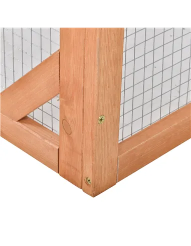 PawHut Guinea Pigs Hutches Off-ground Small Animal Guinea Pig House 125.5 x 100 x 49cm