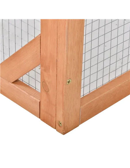 PawHut Guinea Pigs Hutches Off-ground Small Animal Guinea Pig House 125.5 x 100 x 49cm