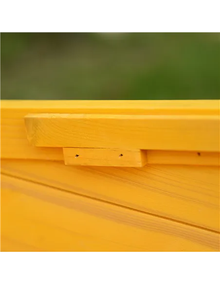 Pawhut Garden Wooden Cat House Hide Cage Outdoor Pet Play Home Waterproof Roof Kitty Shelter Kennel w/ith Door & Window