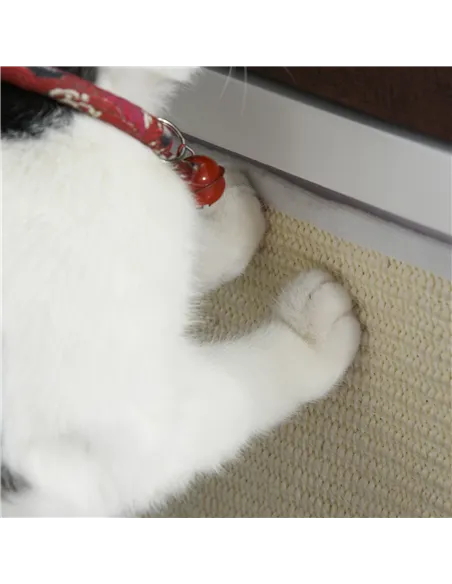 PawHut Cat House Bed Cat Scratching Cube for Small Cat Pet Furniture with Removable Scratching Pad and Soft Cushion White