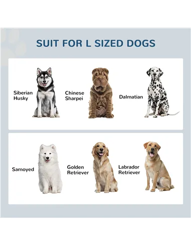 PawHut Stainless Steel Raised Dog Bowls, with 21L Storage Drawer for Large Dogs and Cats - White