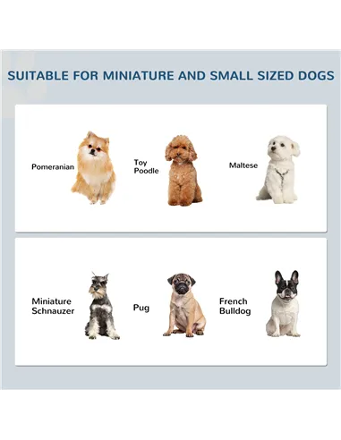 PawHut Raised Dog Feeding Bowls with Stand, Stainless Steel for  Extra Small and Small Dog, 44L x 24W x 15H cm - Grey