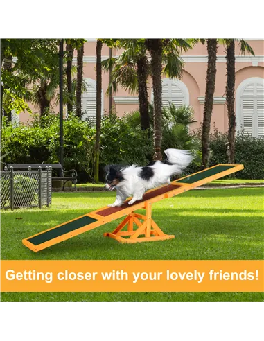 PawHut Pet Obedience Training Seesaw For Dog Agility