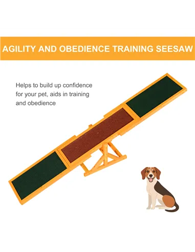 PawHut Pet Obedience Training Seesaw For Dog Agility