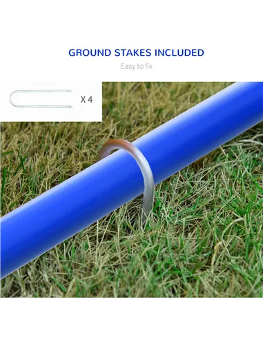 PawHut Four-Piece Portable Dog Agility Equipment - Blue