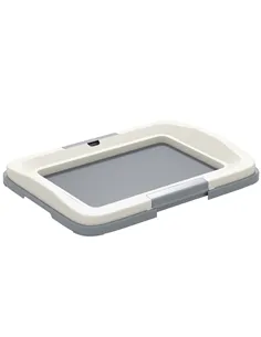 PawHut Dog Toilet Tray for Training Dogs, Dog Litter Tray for Indoor, Outdoor, 47 x 34 x 6cm